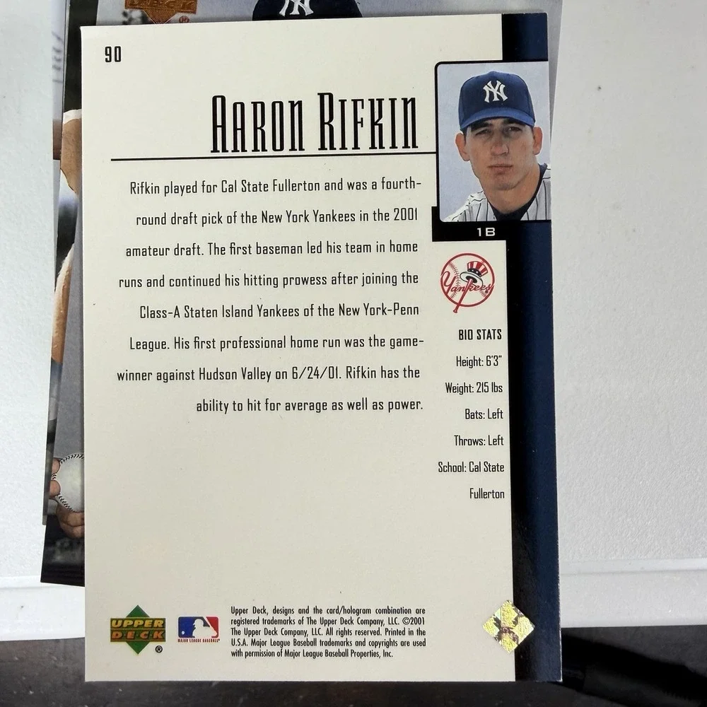 2001 UPPER DECK PROSPECT PREMIERS BASEBALL COMPLETE BASE SET 1-90 DAVID WRIGHT